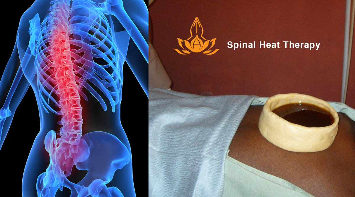 Spinal heat therapy in Ayurveda